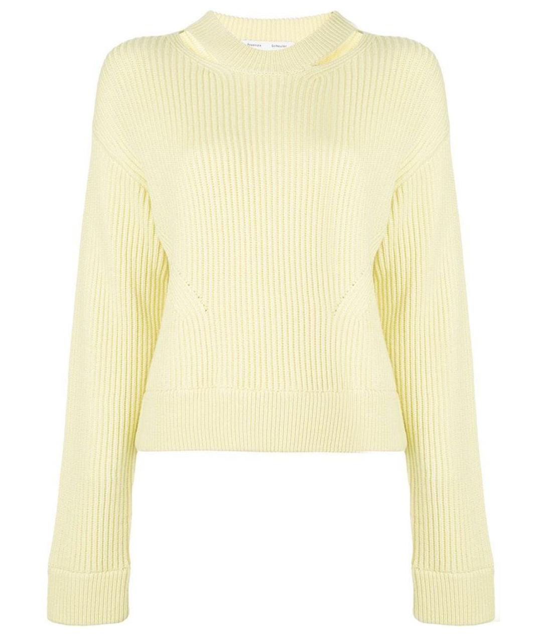 PROENZA SCHOULER Желтый шерстяной джемпер / свитер, фото 1
