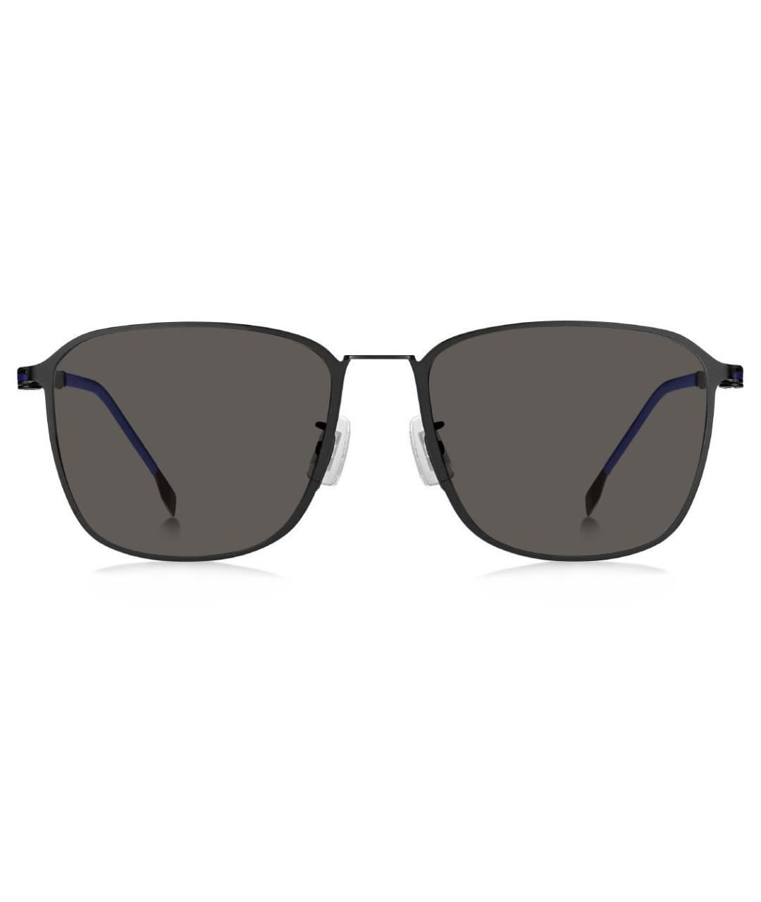 HUGO BOSS Черные металлические солнцезащитные очки, фото 4