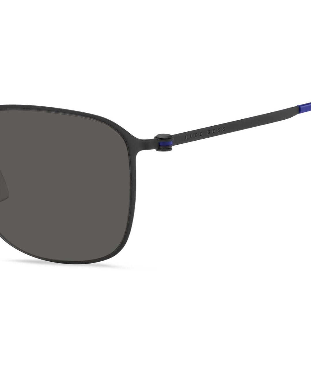 HUGO BOSS Черные металлические солнцезащитные очки, фото 3