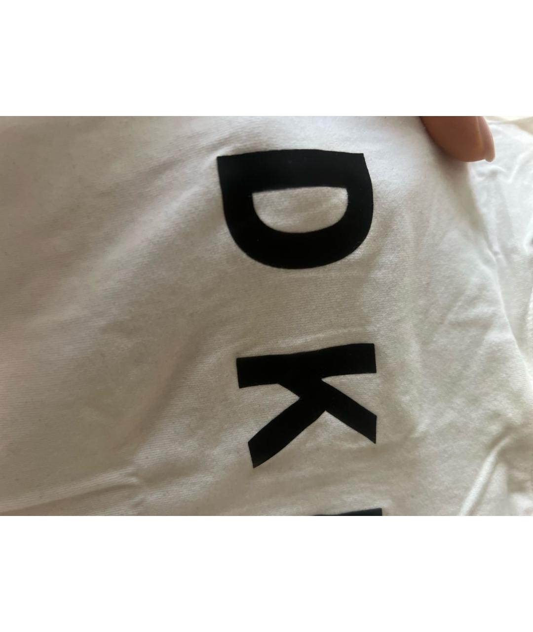 DKNY KIDS Белый хлопковый детская футболка / топ, фото 4