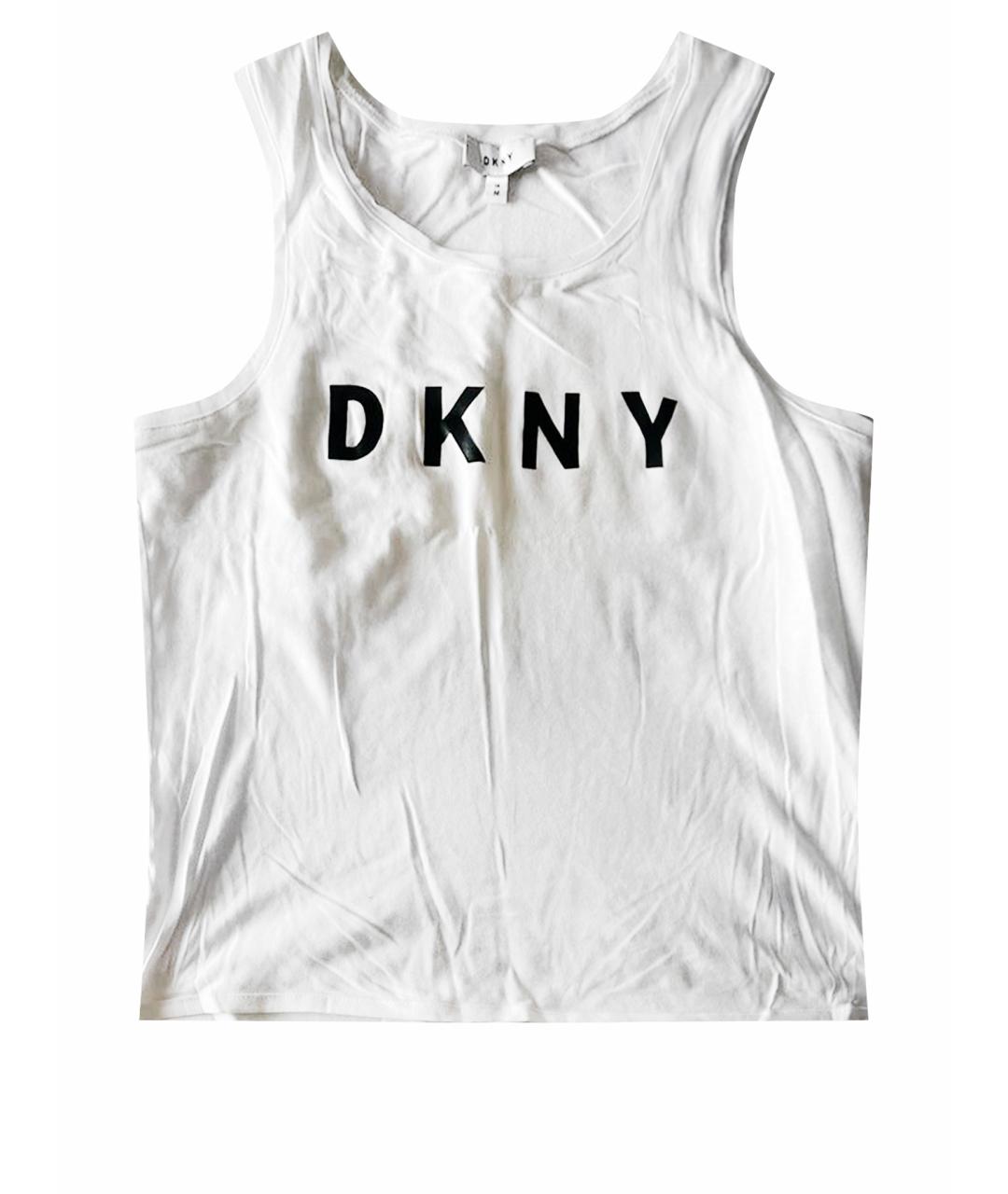 DKNY KIDS Белый хлопковый детская футболка / топ, фото 1