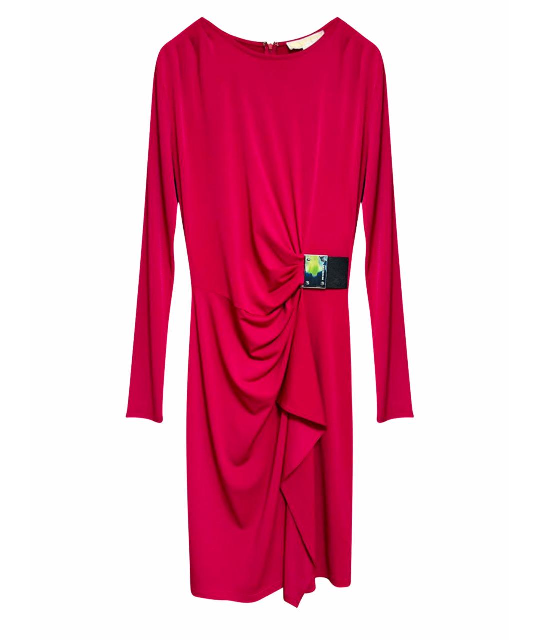 MICHAEL KORS Фуксия синтетическое вечернее платье, фото 1