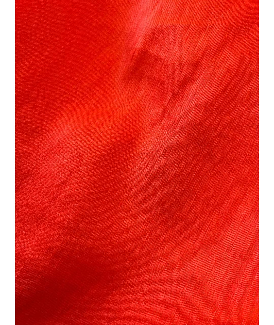 GAUGE81 Красное льняное коктейльное платье, фото 6