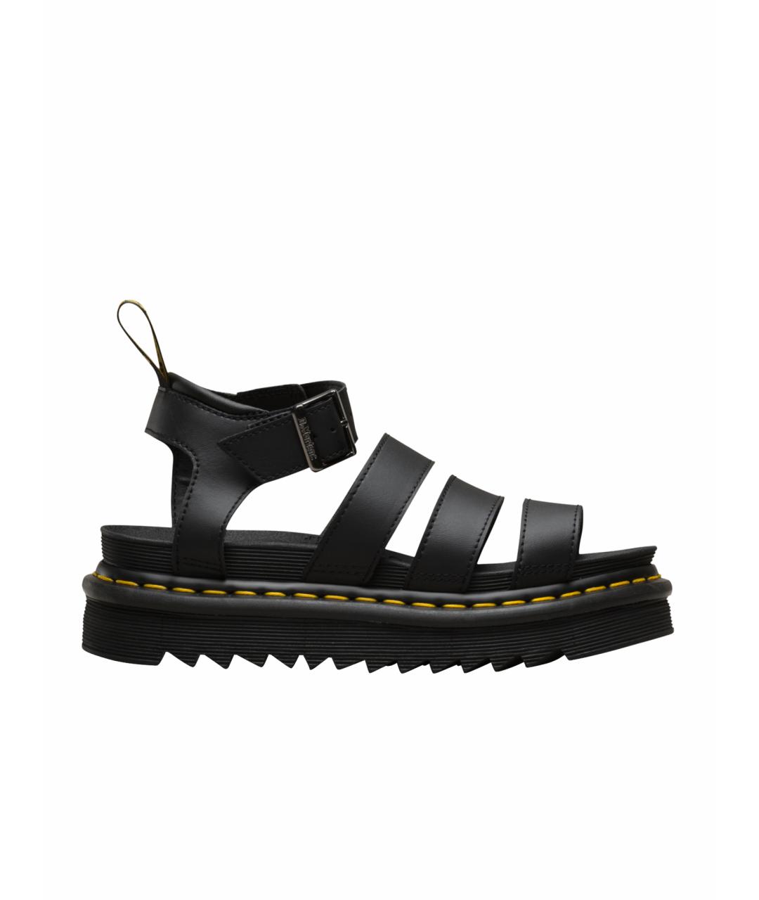 DR. MARTENS Черные кожаные сандалии, фото 1