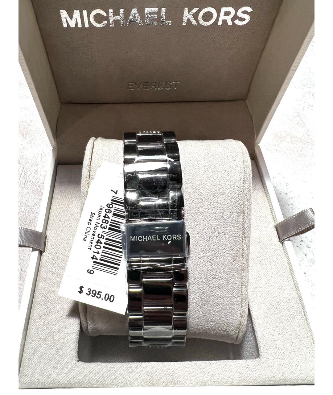 MICHAEL KORS Антрацитовые стальные часы, фото 4