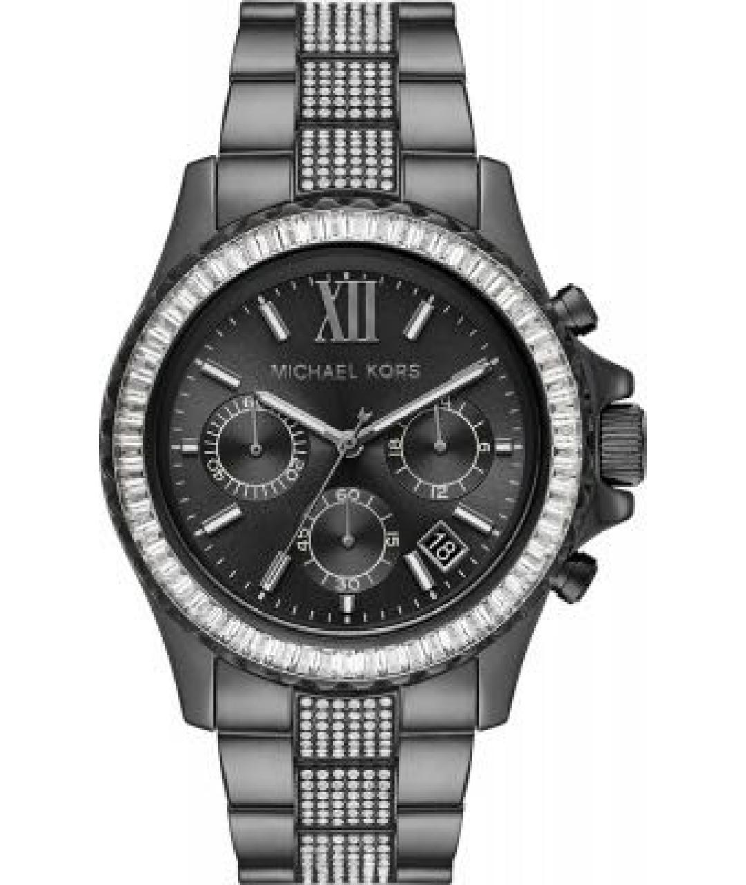 MICHAEL KORS Антрацитовые стальные часы, фото 8