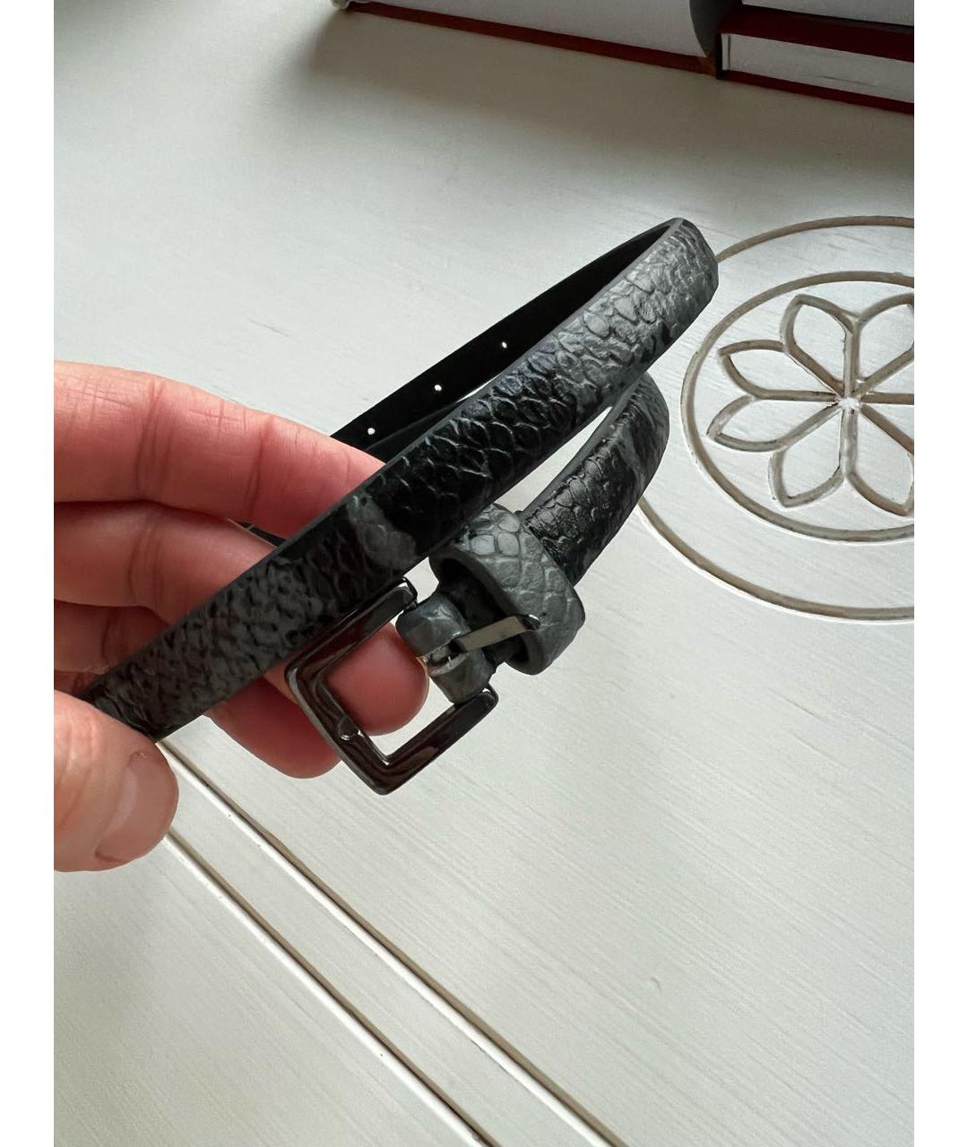 MAX MARA Черное шерстяное повседневное платье, фото 4