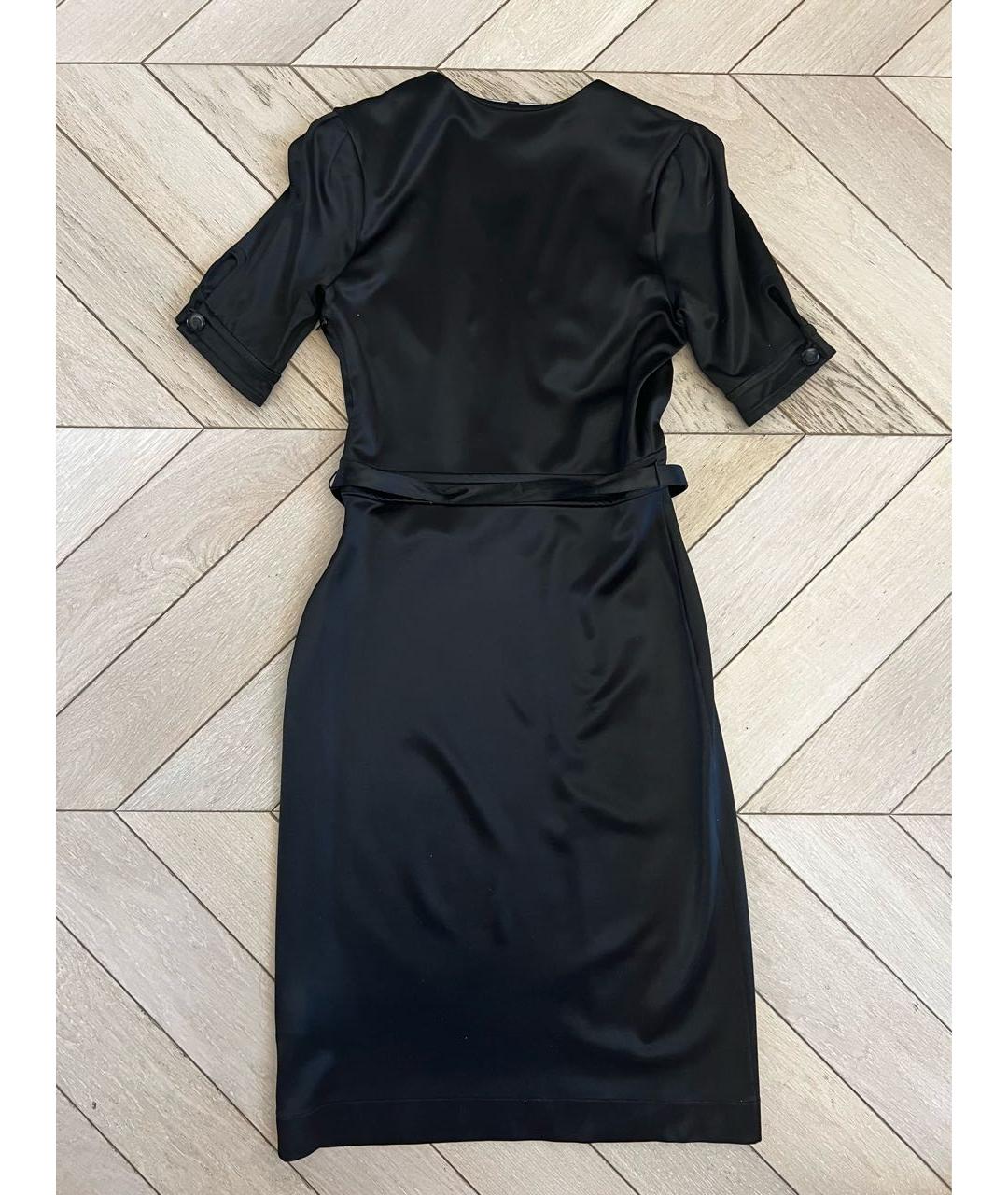 GUCCI Черное вискозное повседневное платье, фото 2