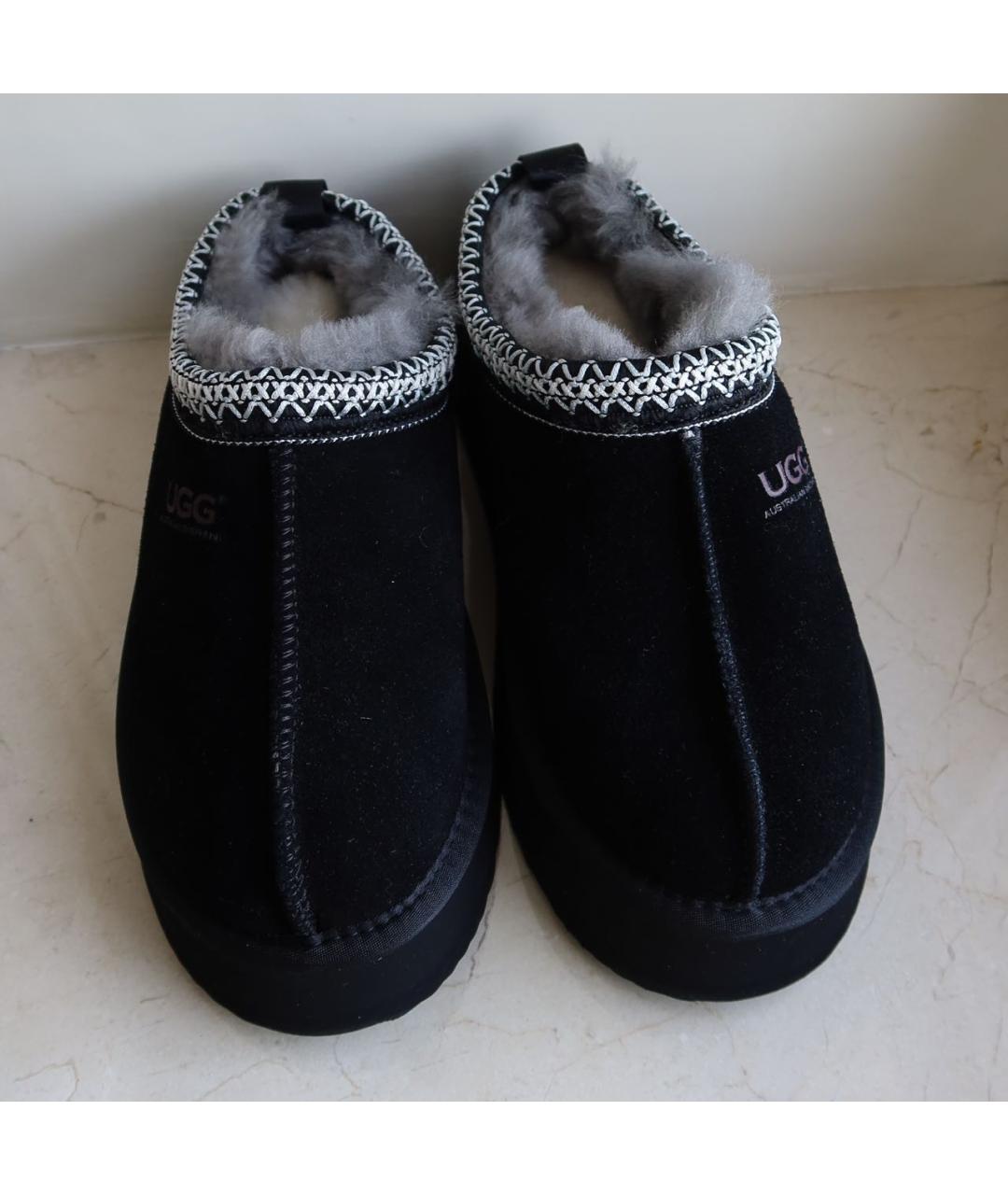 UGG AUSTRALIA Черные замшевые мюли, фото 3