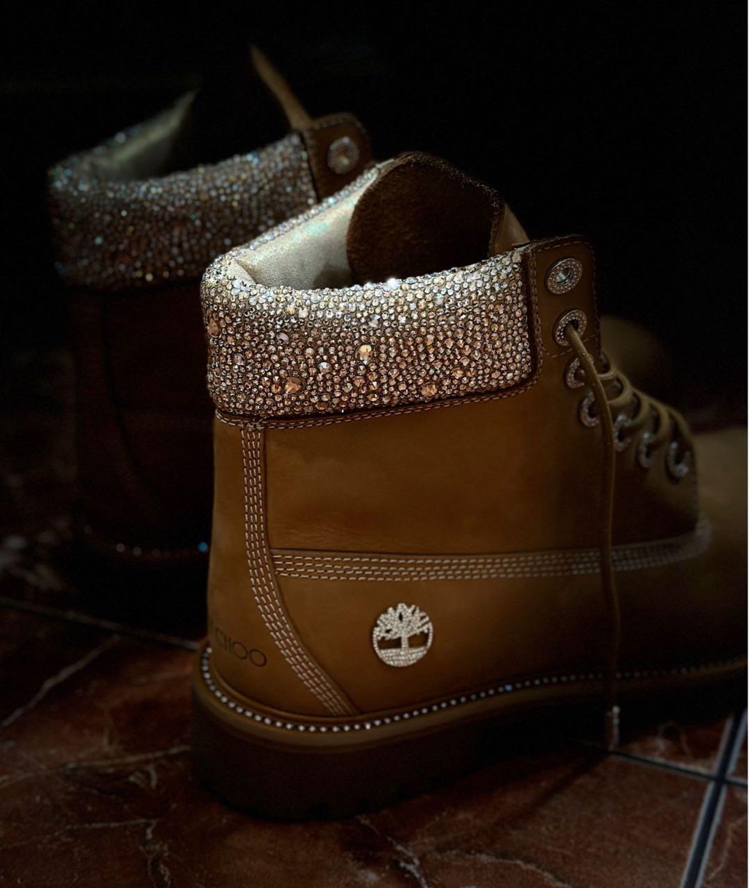 JIMMY CHOO Мульти кожаные высокие ботинки, фото 6