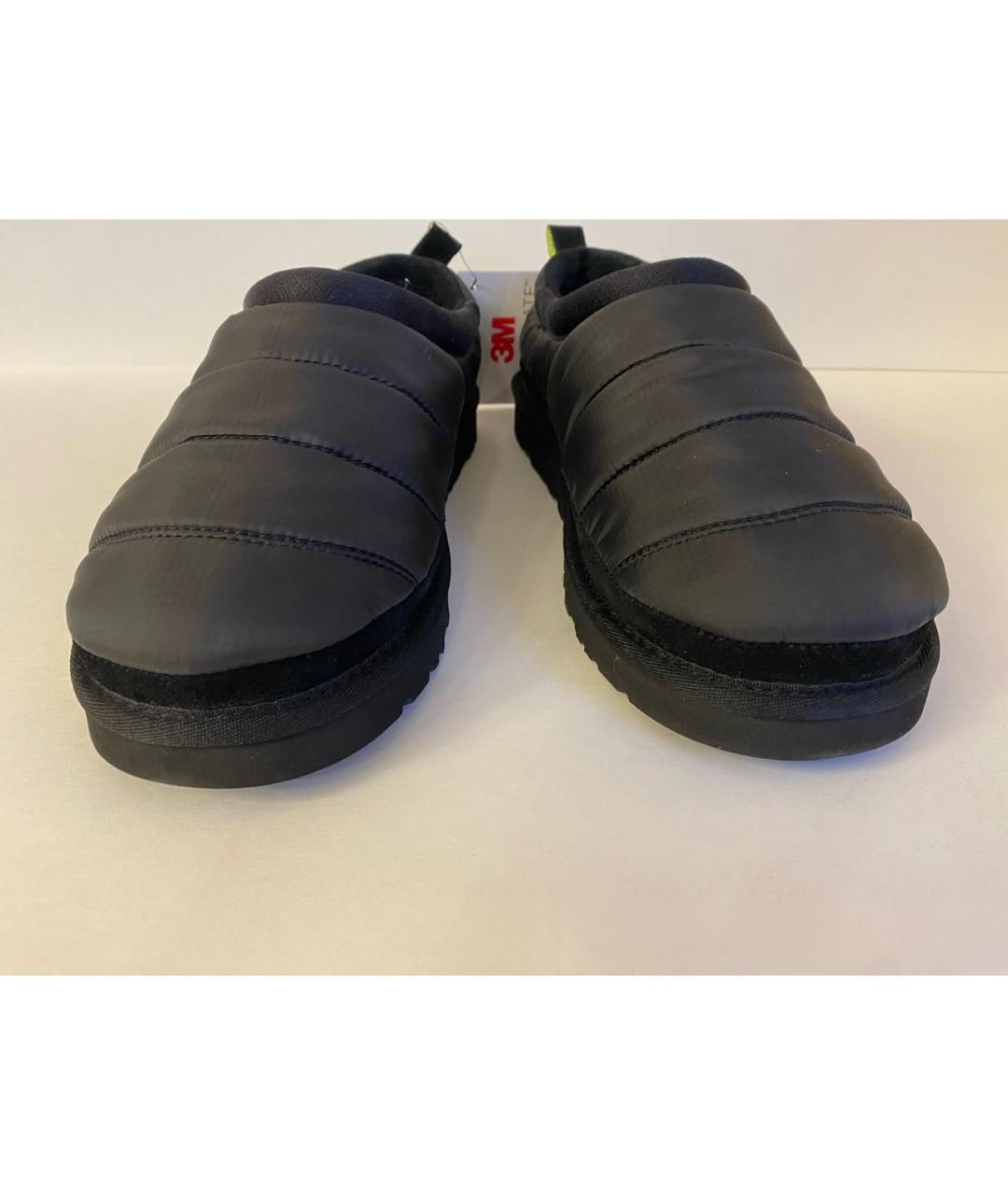 UGG AUSTRALIA Черные синтетические низкие ботинки, фото 2