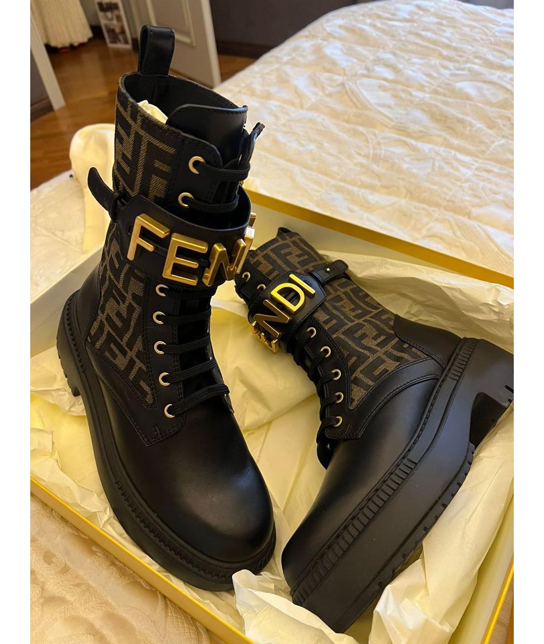 FENDI Мульти ботинки, фото 3
