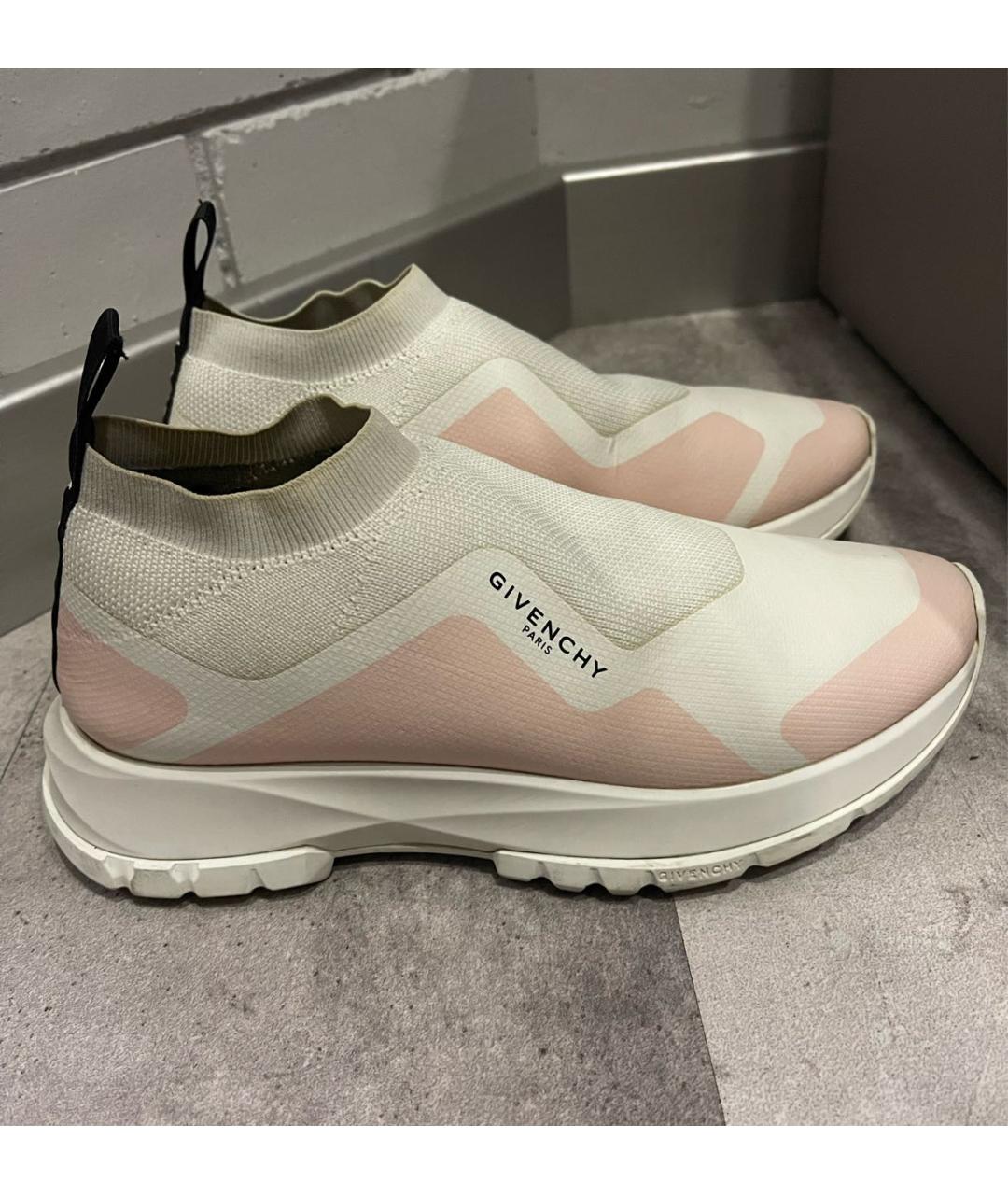 GIVENCHY Белые текстильные кроссовки, фото 5