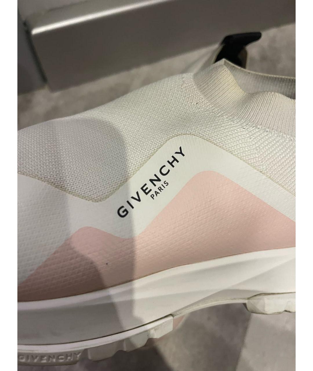 GIVENCHY Белые текстильные кроссовки, фото 4