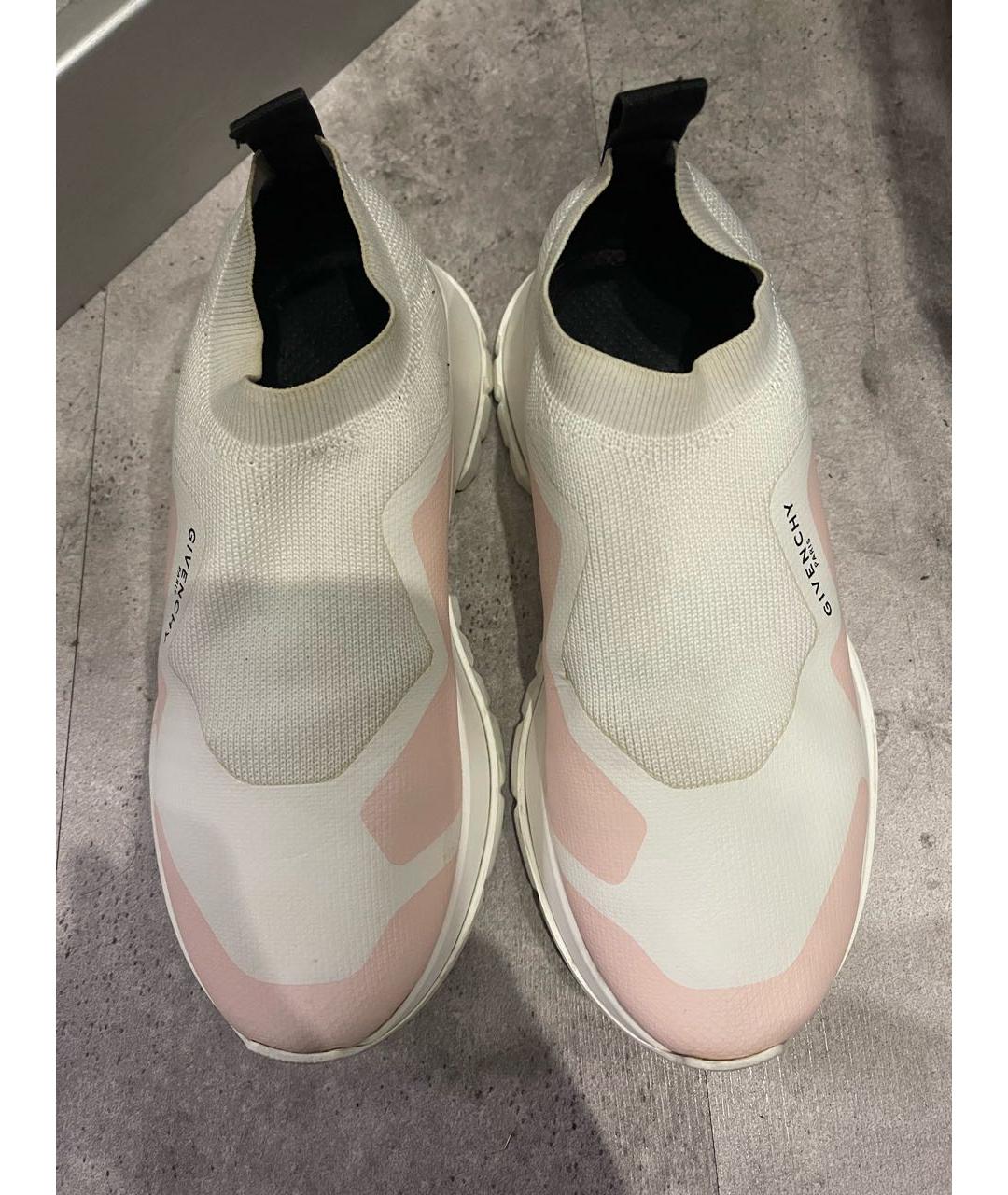 GIVENCHY Белые текстильные кроссовки, фото 2