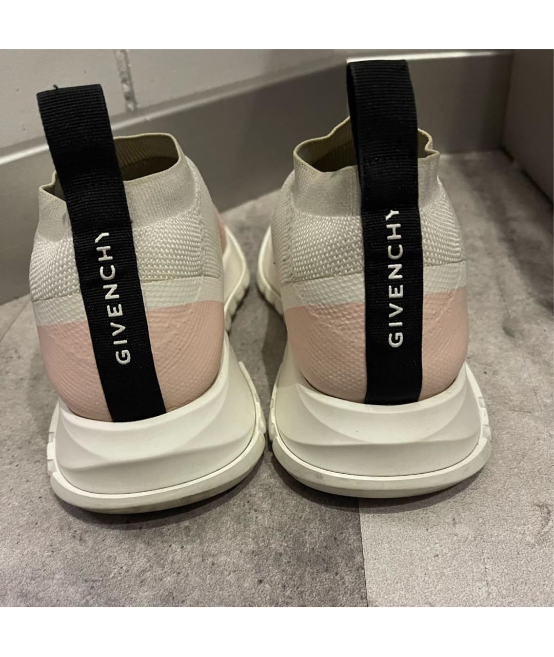 GIVENCHY Белые текстильные кроссовки, фото 3