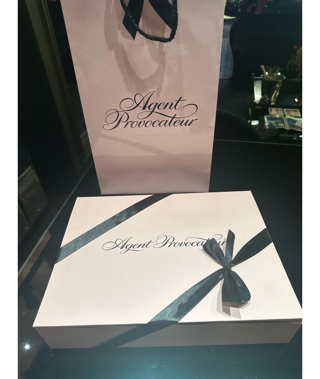 AGENT PROVOCATEUR Мульти атласное коктейльное платье, фото 5