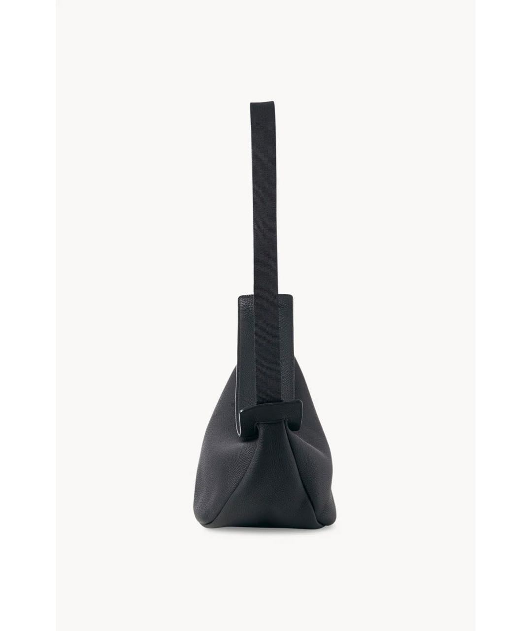 THE ROW Черная кожаная сумка через плечо, фото 3