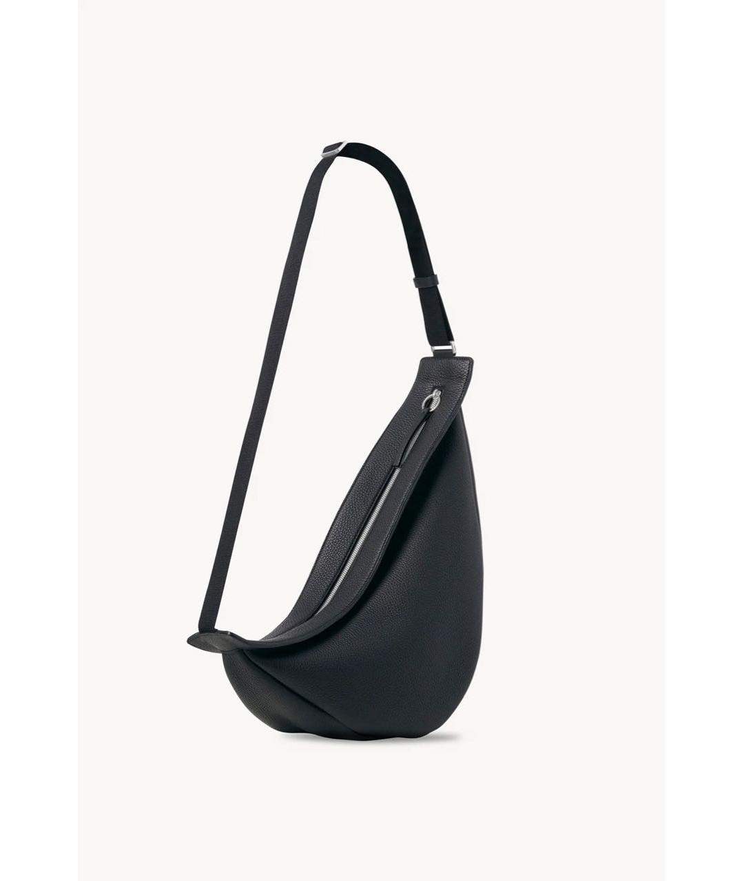THE ROW Черная кожаная сумка через плечо, фото 7