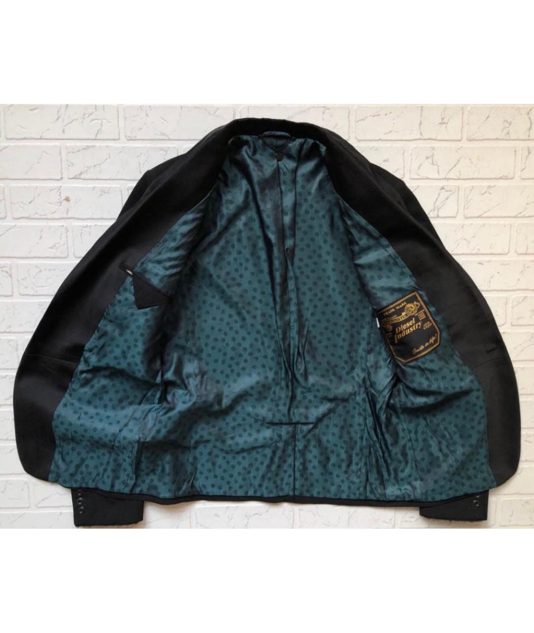 DIESEL Черный полиэстеровый пиджак, фото 2