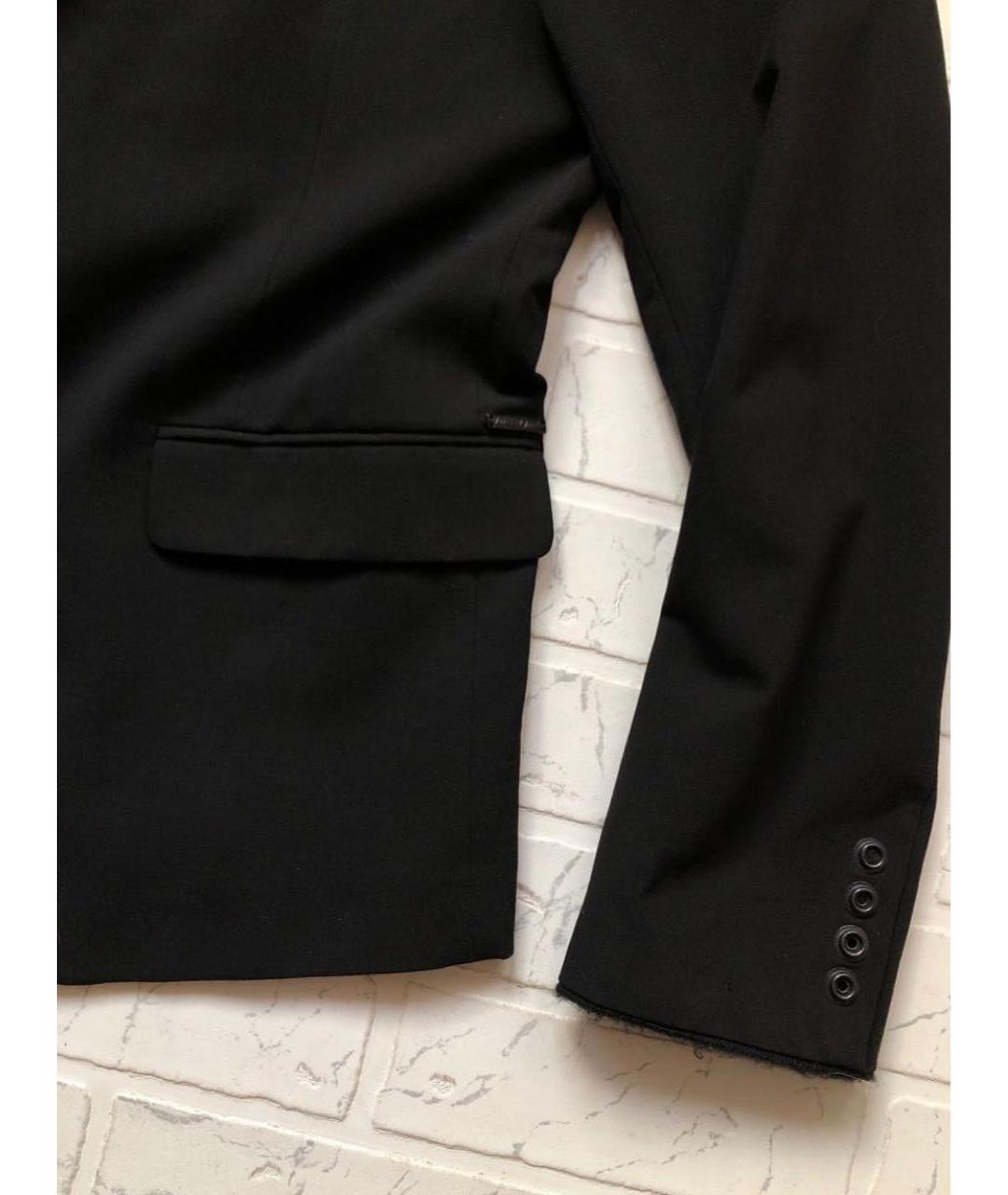 DIESEL Черный полиэстеровый пиджак, фото 7