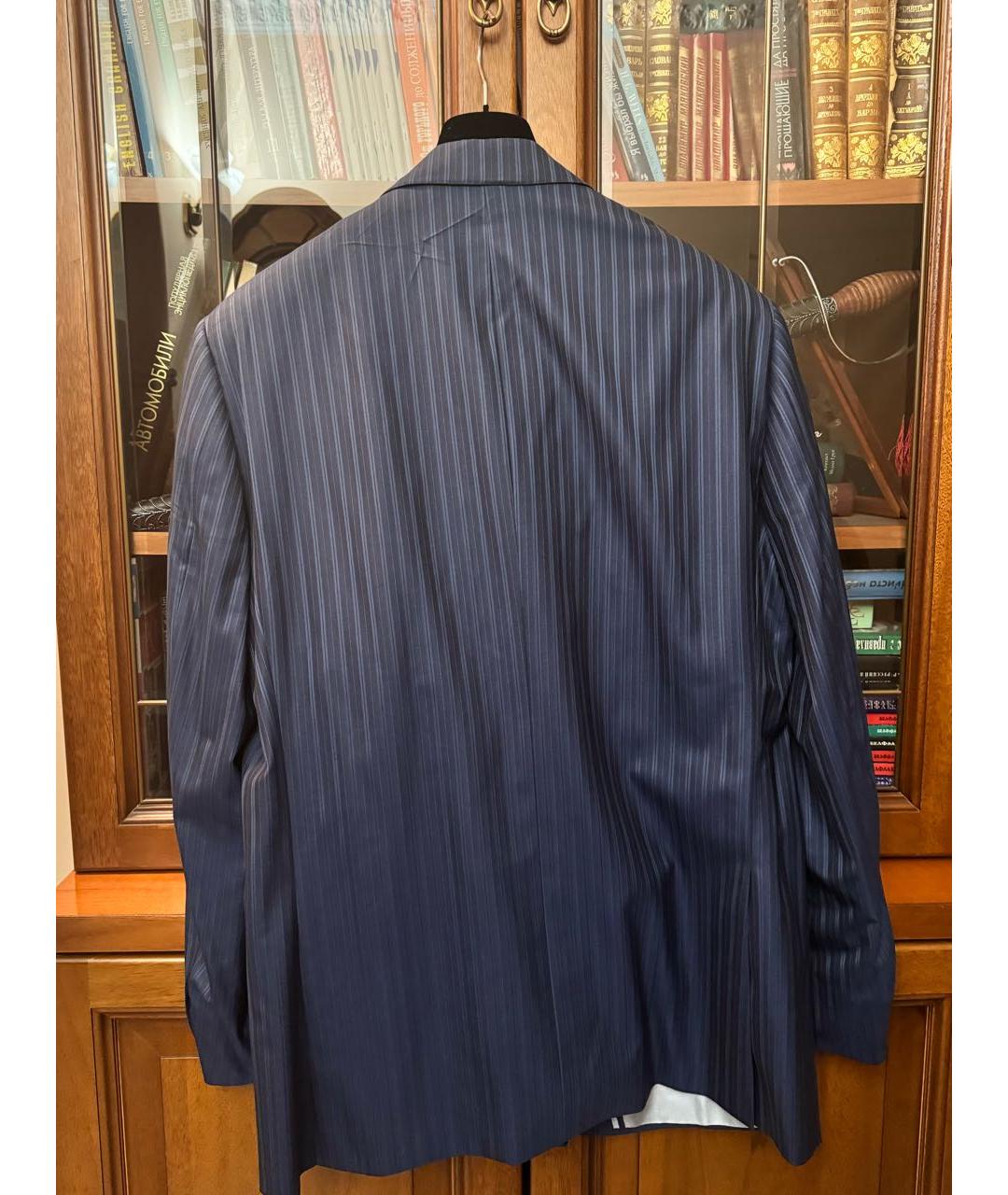 STEFANO RICCI Синий классический костюм, фото 3