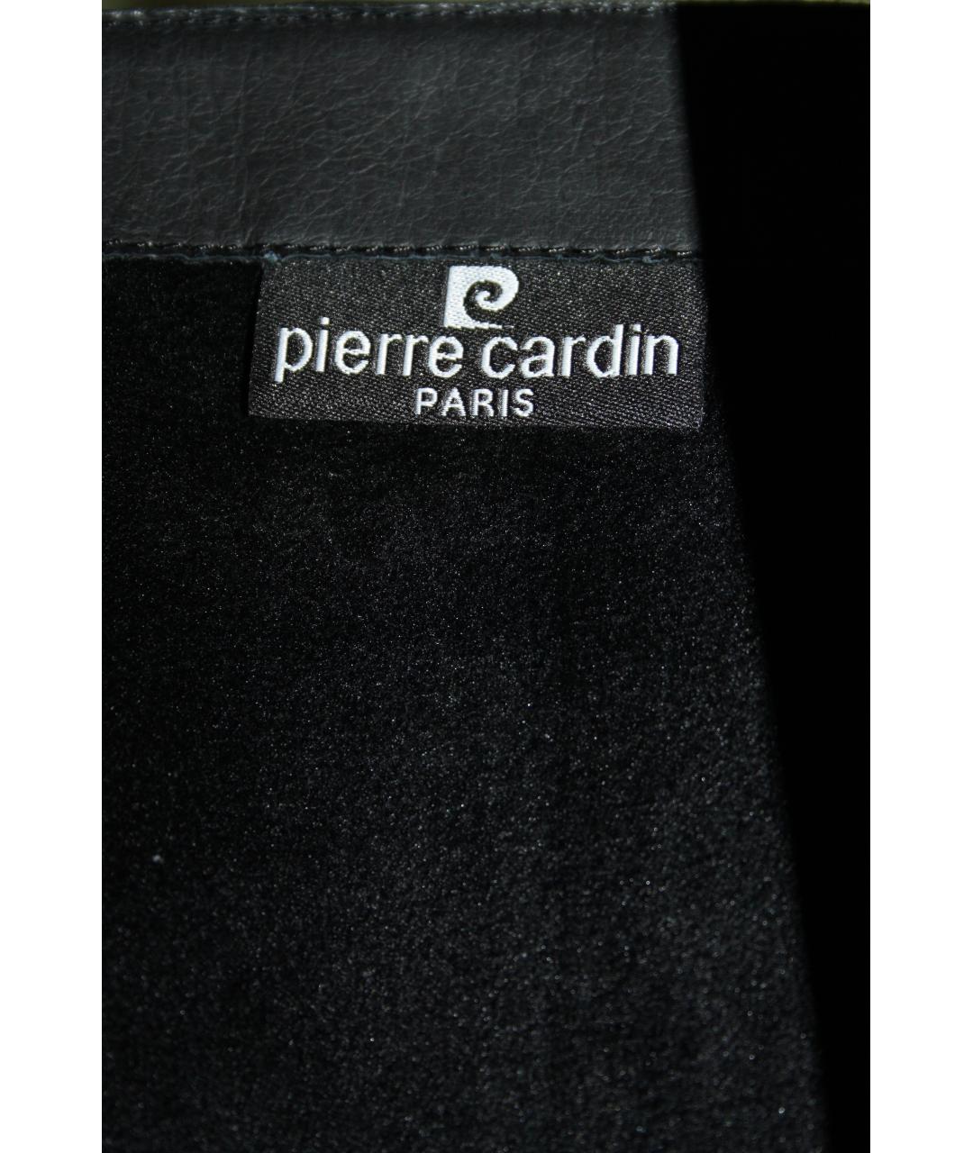 PIERRE CARDIN Черные кожаные сапоги, фото 6
