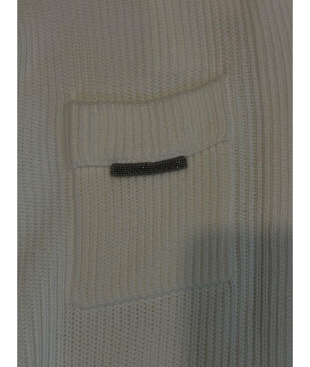 BRUNELLO CUCINELLI Белый хлопковый костюм с юбками, фото 7