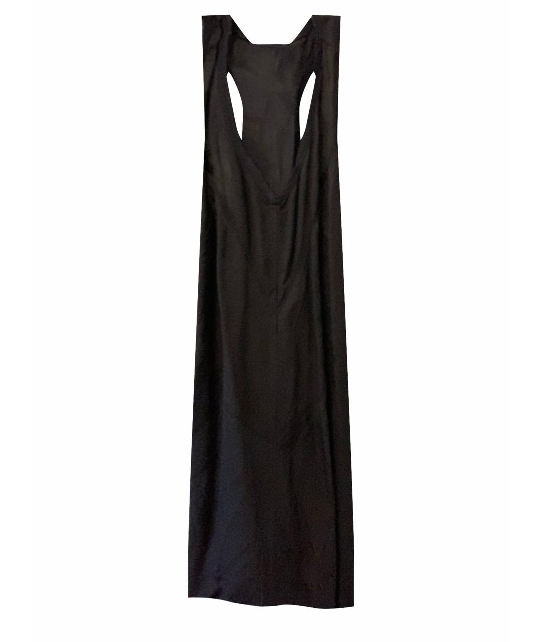 DKNY Черное вискозное повседневное платье, фото 1