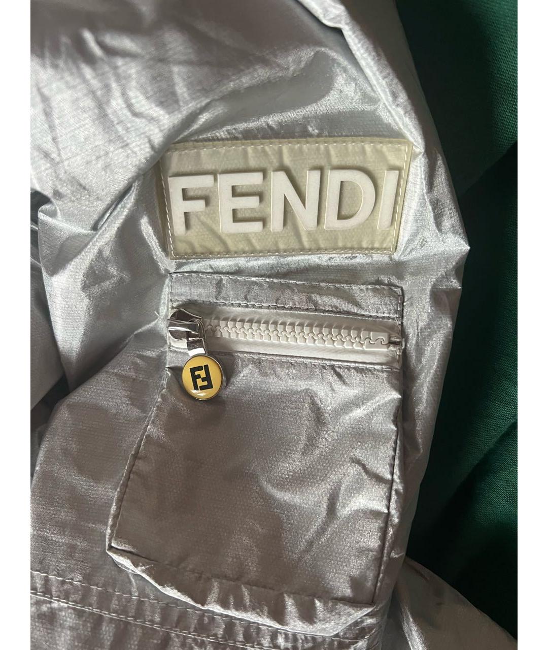 FENDI Голубая куртка, фото 5