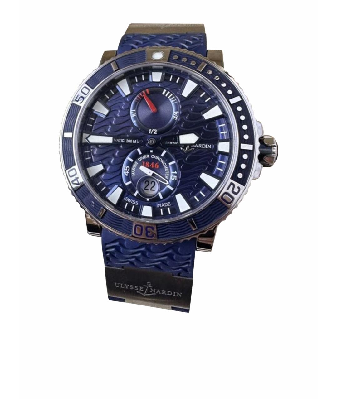 Ulysse Nardin Темно-синие часы, фото 1