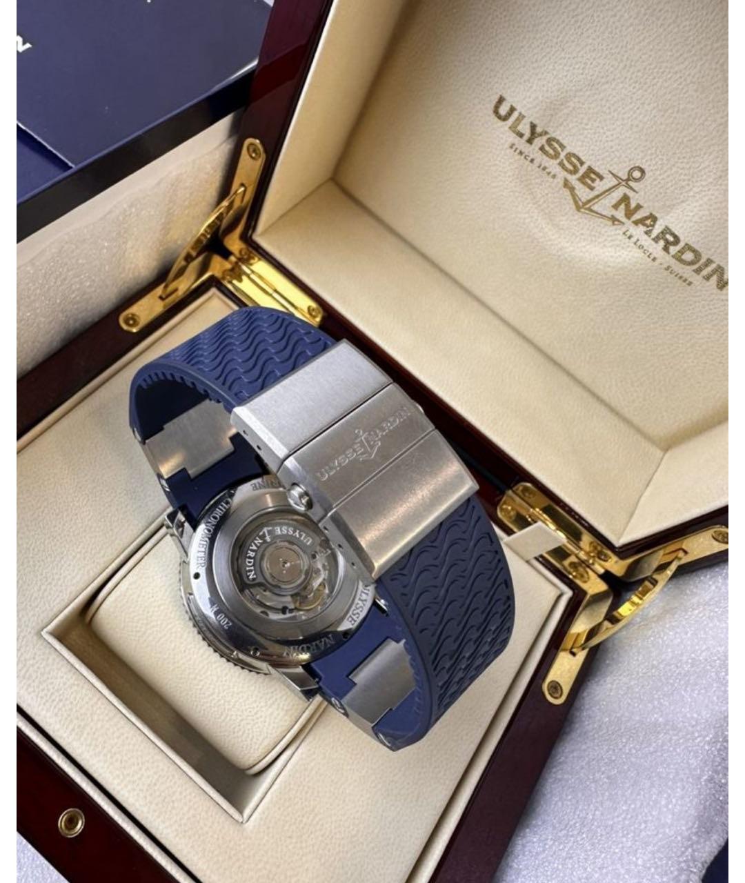Ulysse Nardin Темно-синие часы, фото 6