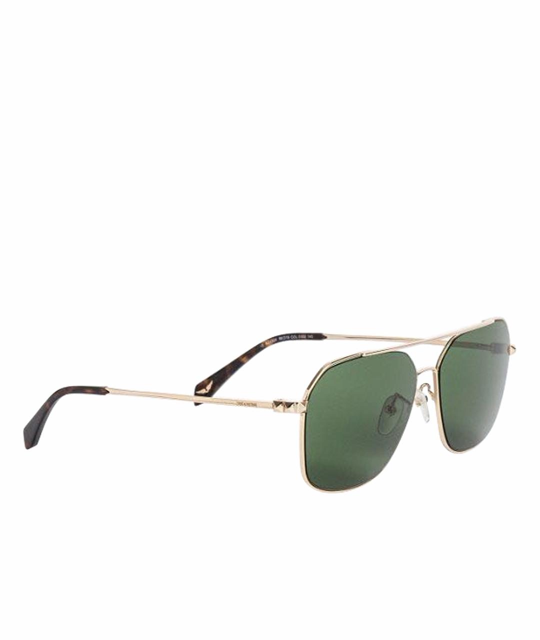 ZADIG & VOLTAIRE Зеленые металлические солнцезащитные очки, фото 4