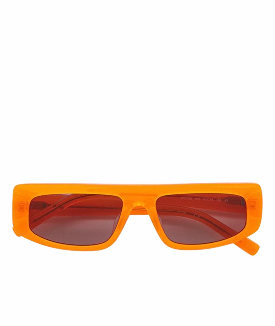 DKNY Оранжевое пластиковые солнцезащитные очки, фото 1