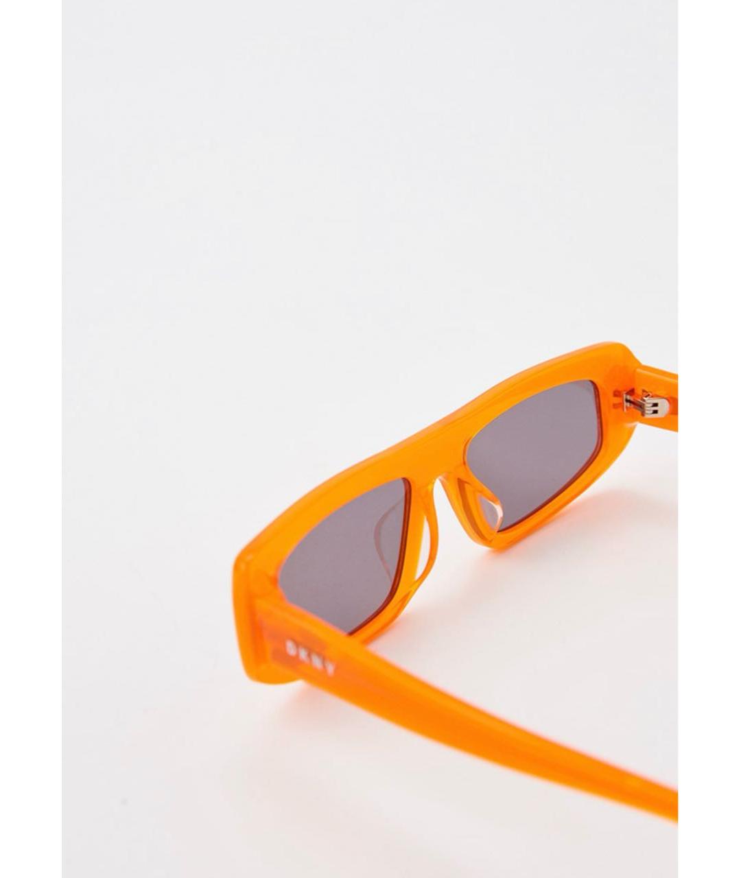 DKNY Оранжевое пластиковые солнцезащитные очки, фото 3