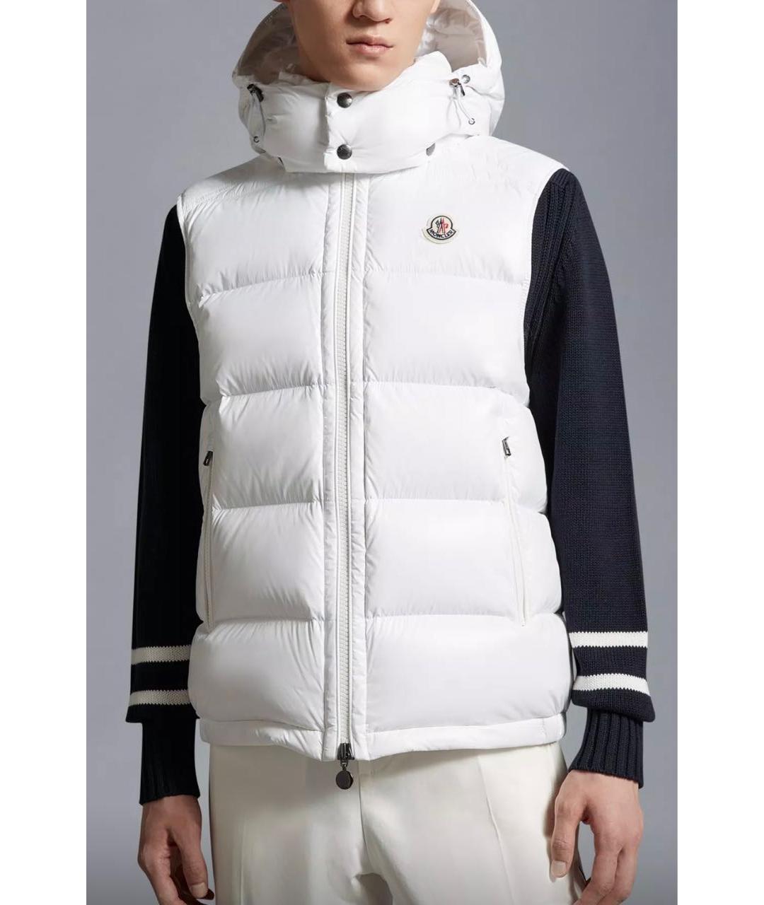 MONCLER Белый жилет, фото 1