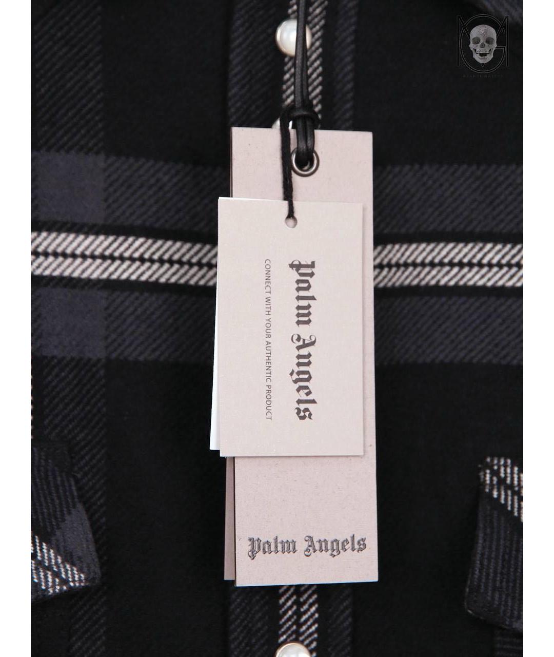 PALM ANGELS Серая кэжуал рубашка, фото 3