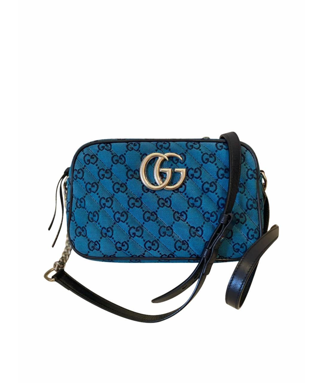 GUCCI Синяя сумка через плечо, фото 1