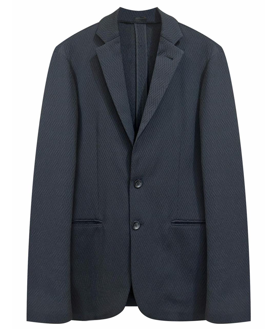 ARMANI COLLEZIONI Черный полиамидовый пиджак, фото 1