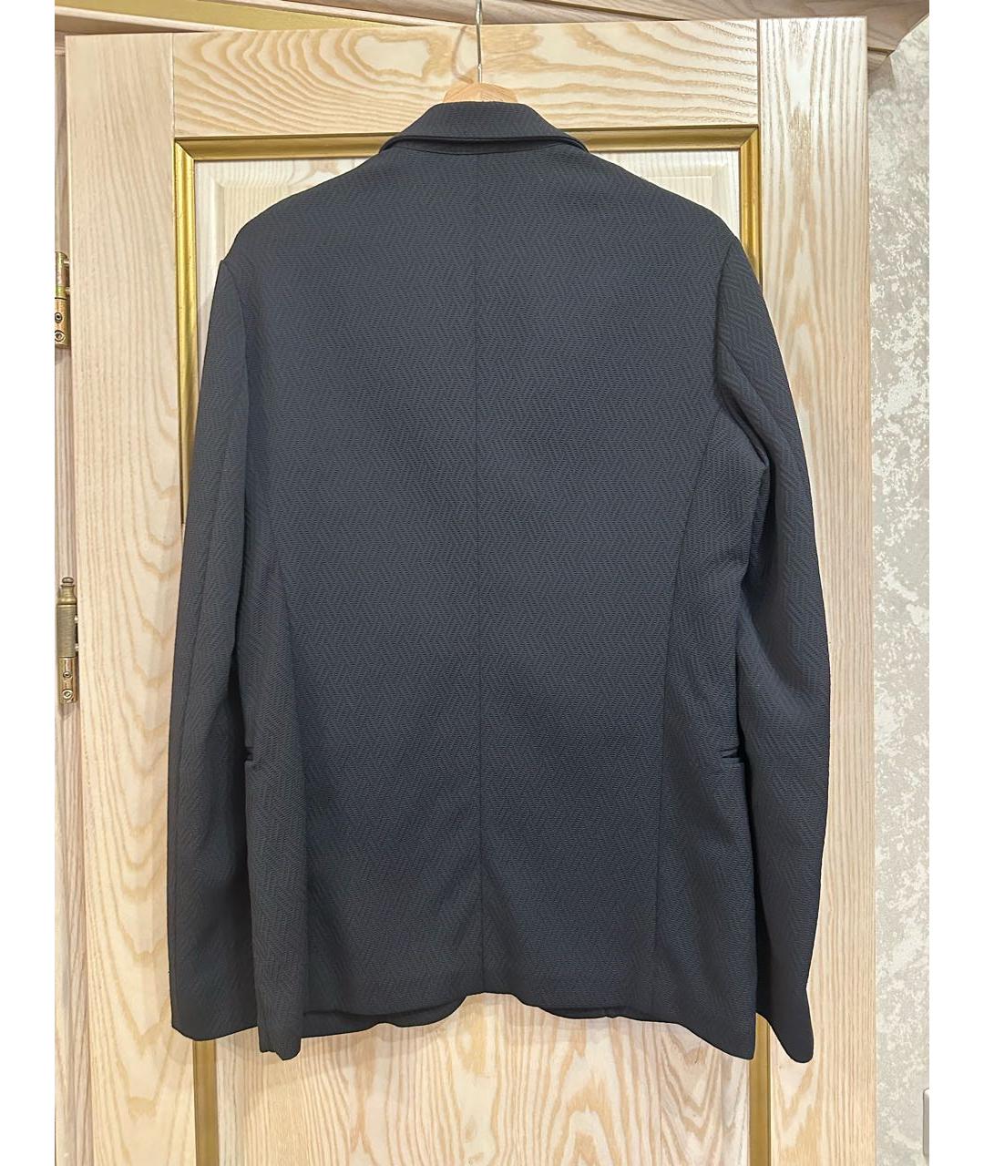ARMANI COLLEZIONI Черный полиамидовый пиджак, фото 2