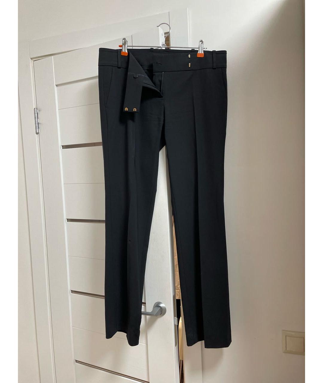 HUGO BOSS Черные шерстяные брюки узкие, фото 6