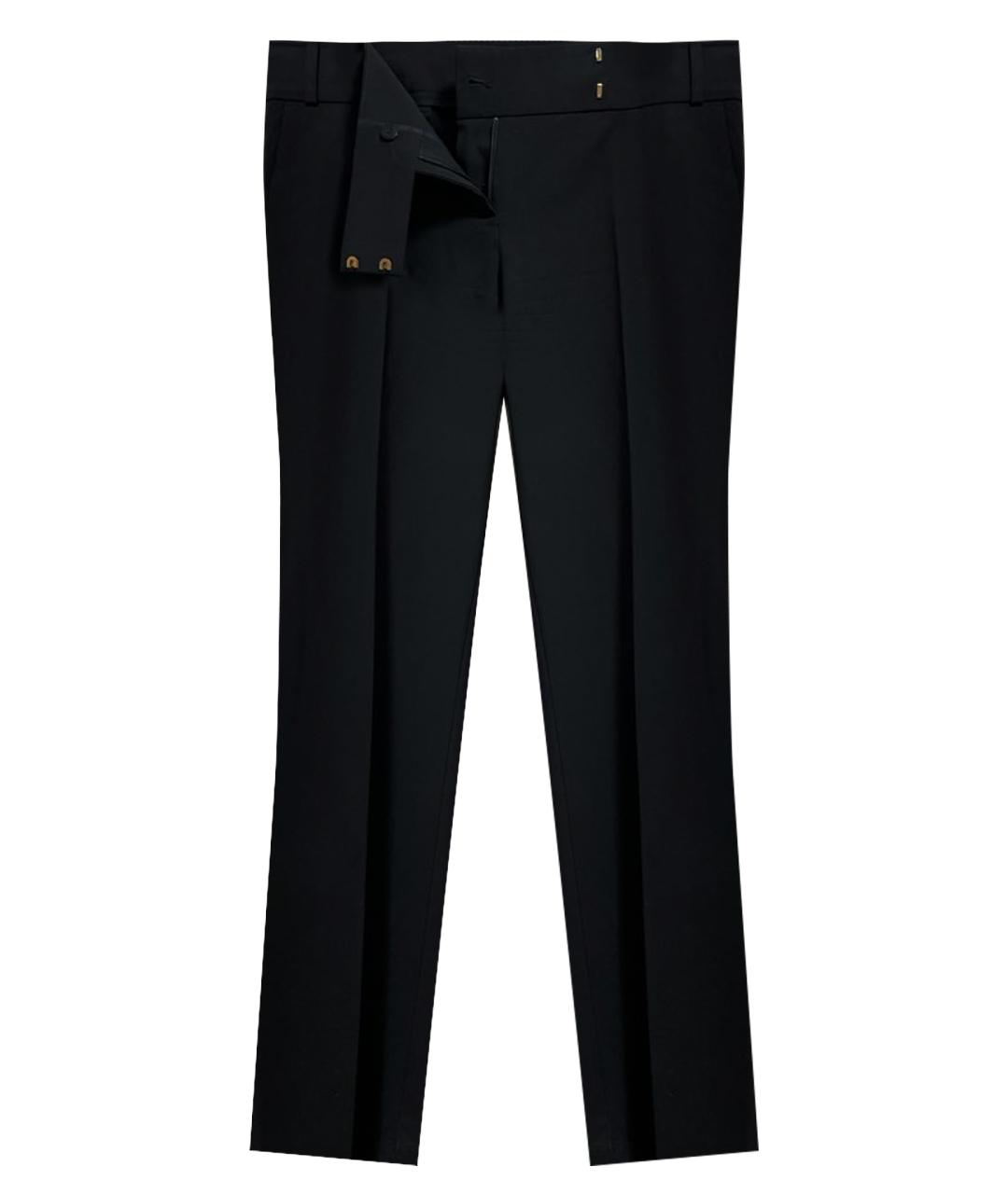 HUGO BOSS Черные шерстяные брюки узкие, фото 1