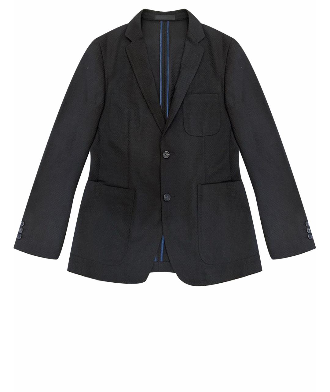 EMPORIO ARMANI Черный полиэстеровый пиджак, фото 1
