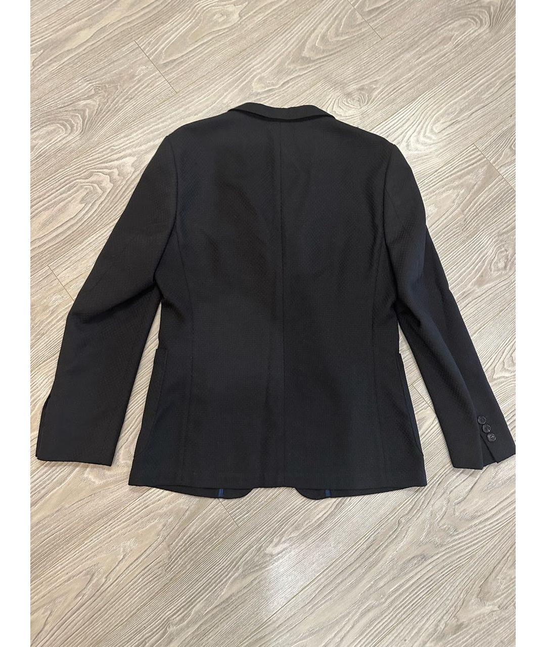 EMPORIO ARMANI Черный полиэстеровый пиджак, фото 2