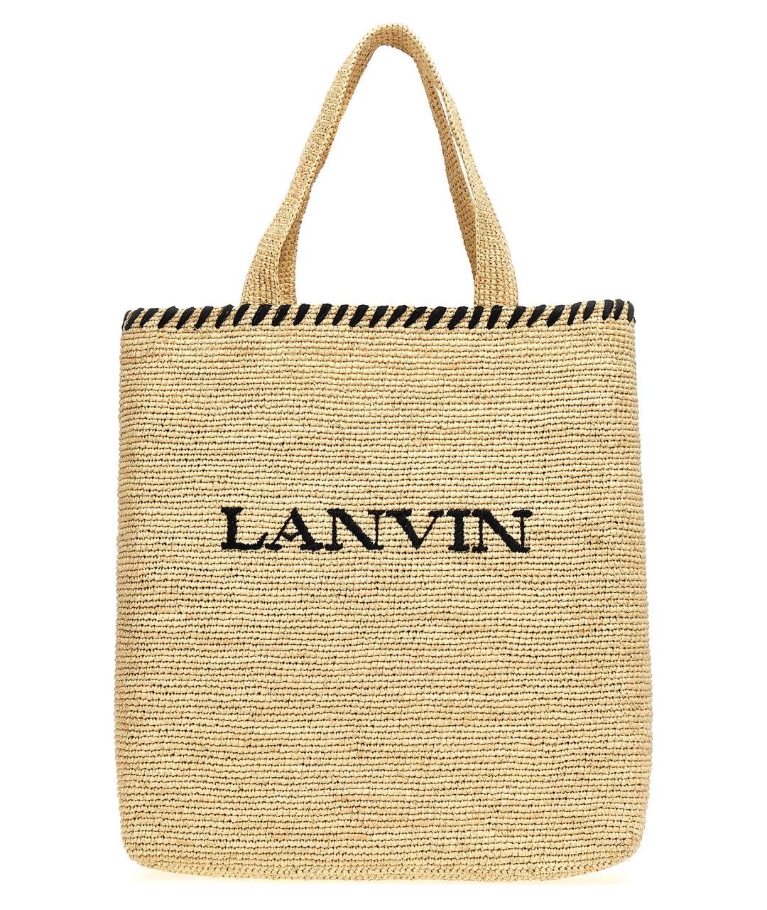 LANVIN Белая сумка тоут, фото 1