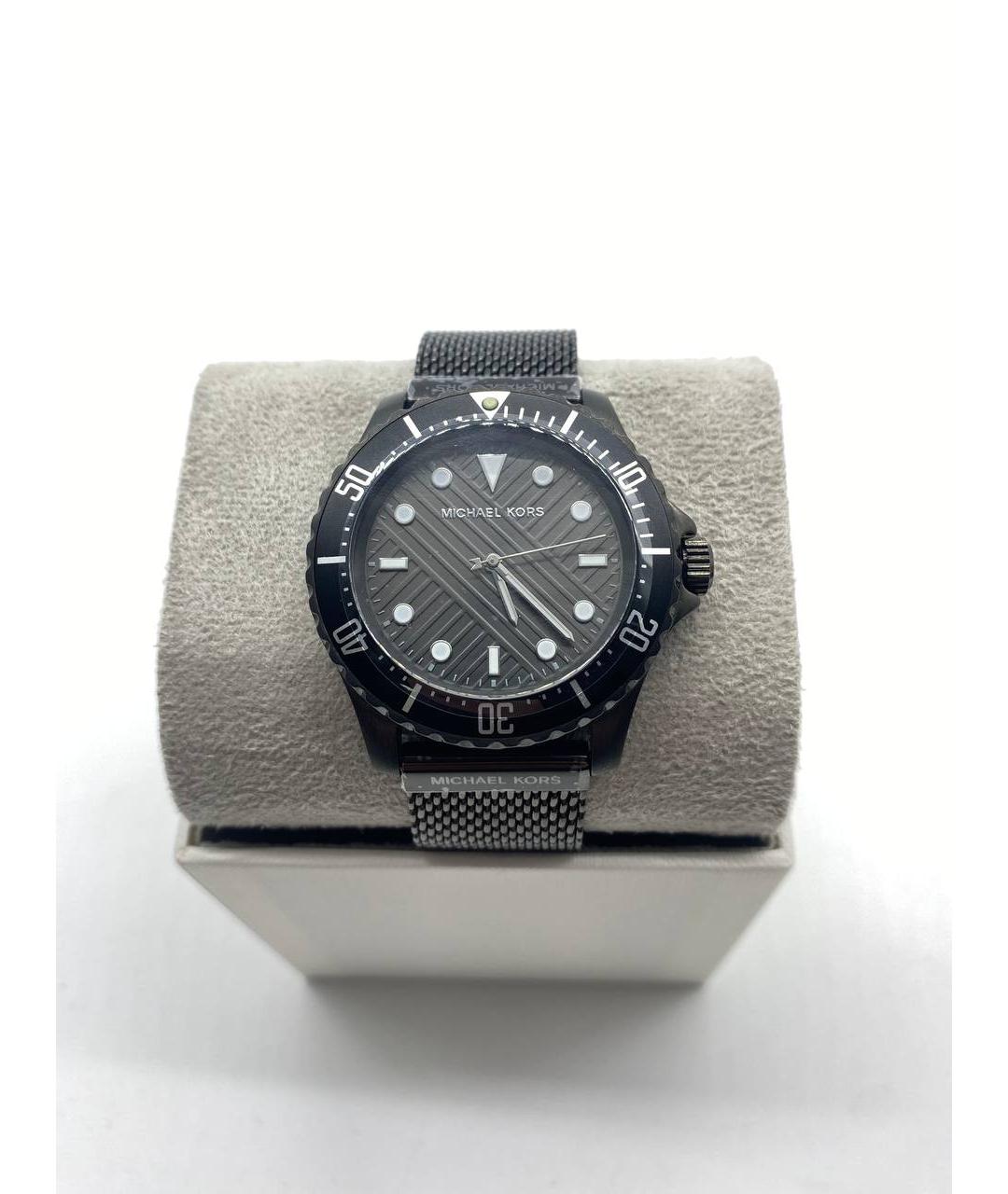 MICHAEL KORS Черные стальные часы, фото 10