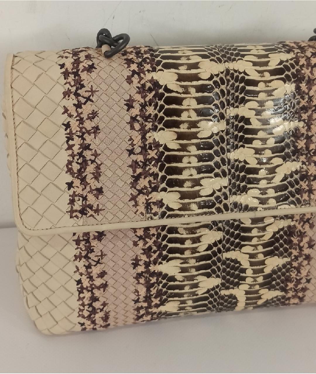 BOTTEGA VENETA Сумка с короткими ручками из экзотической кожи, фото 9