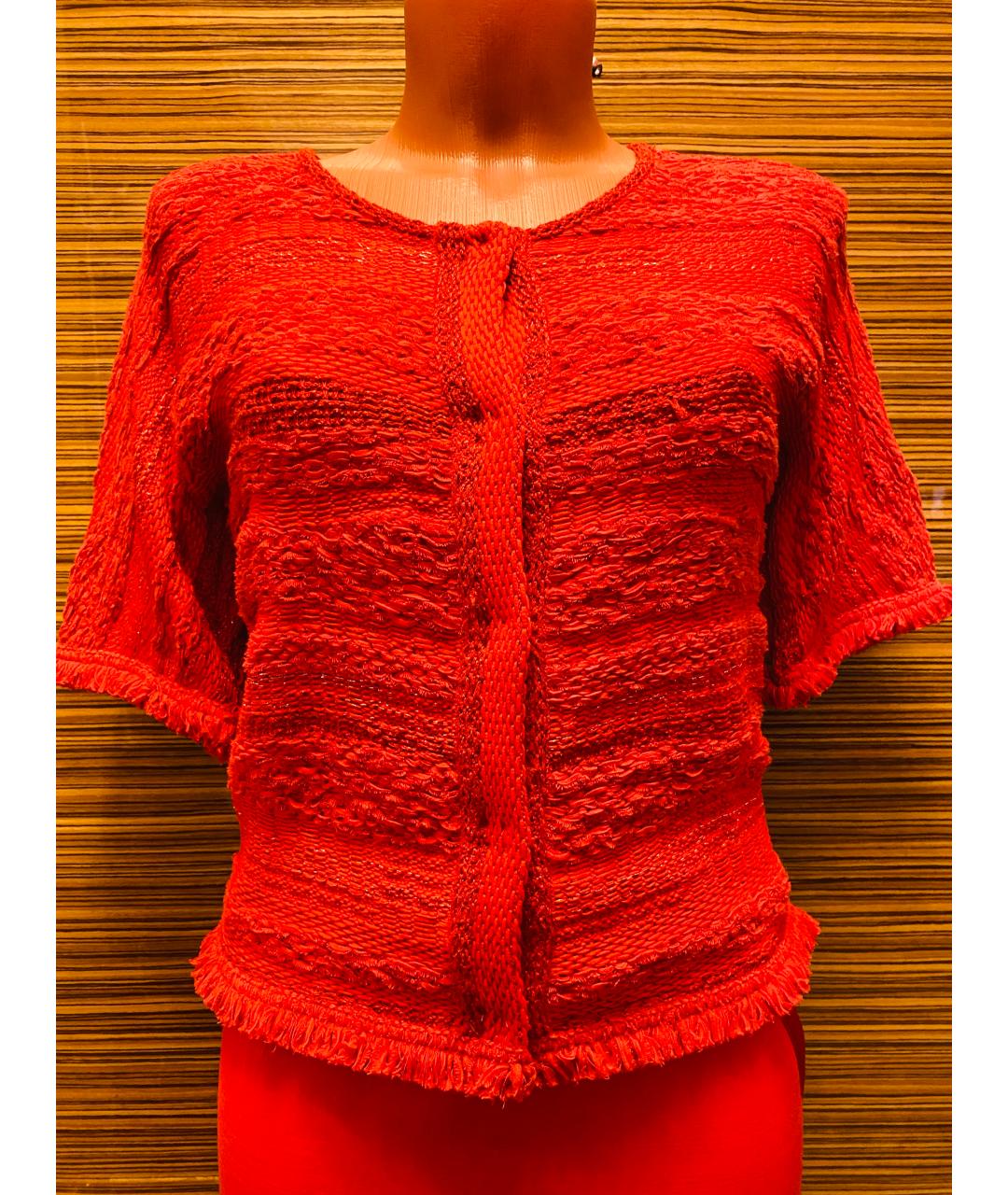 ESCADA Красный вискозный костюм с юбками, фото 3