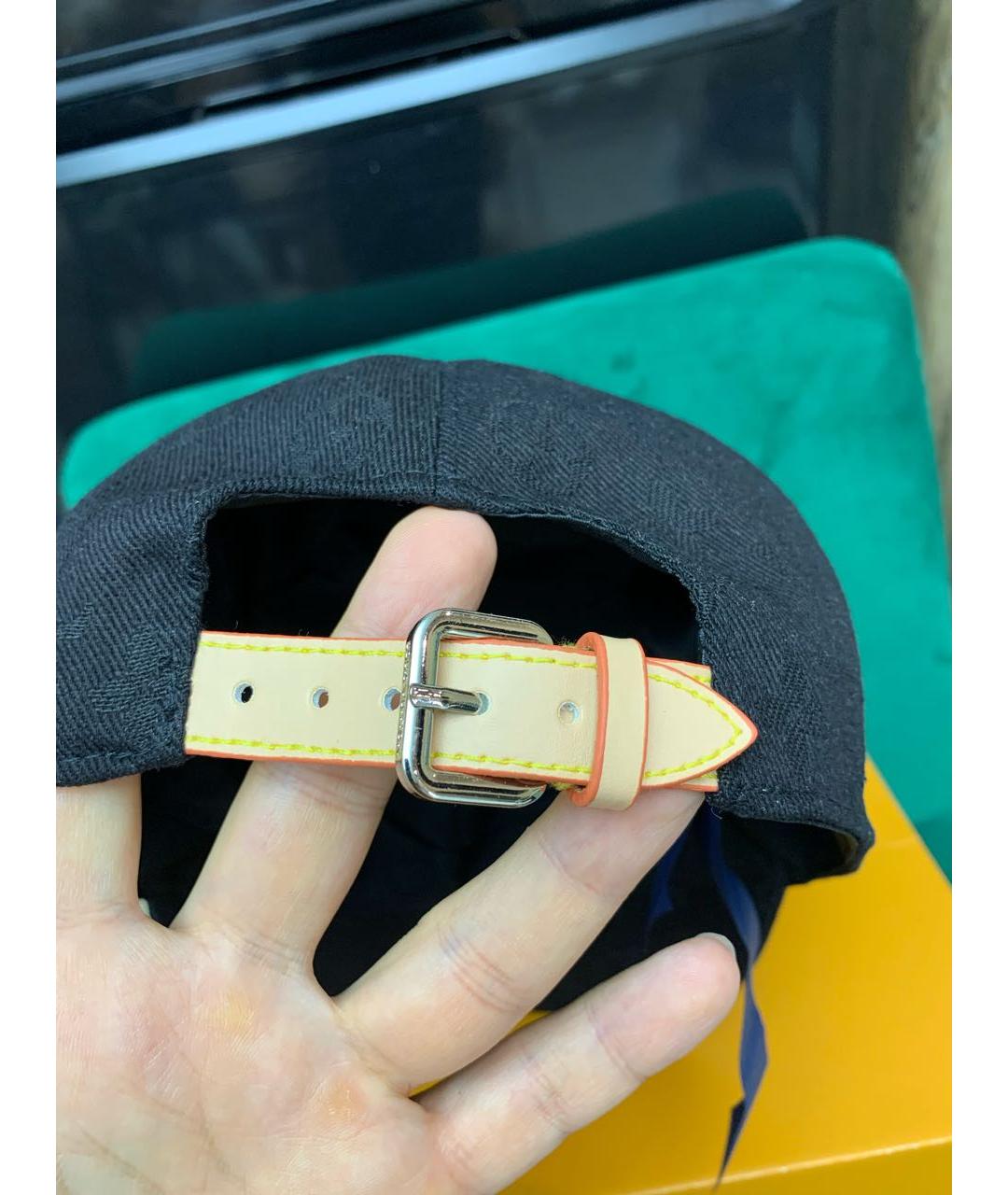 LOUIS VUITTON Черная кепка/бейсболка, фото 6