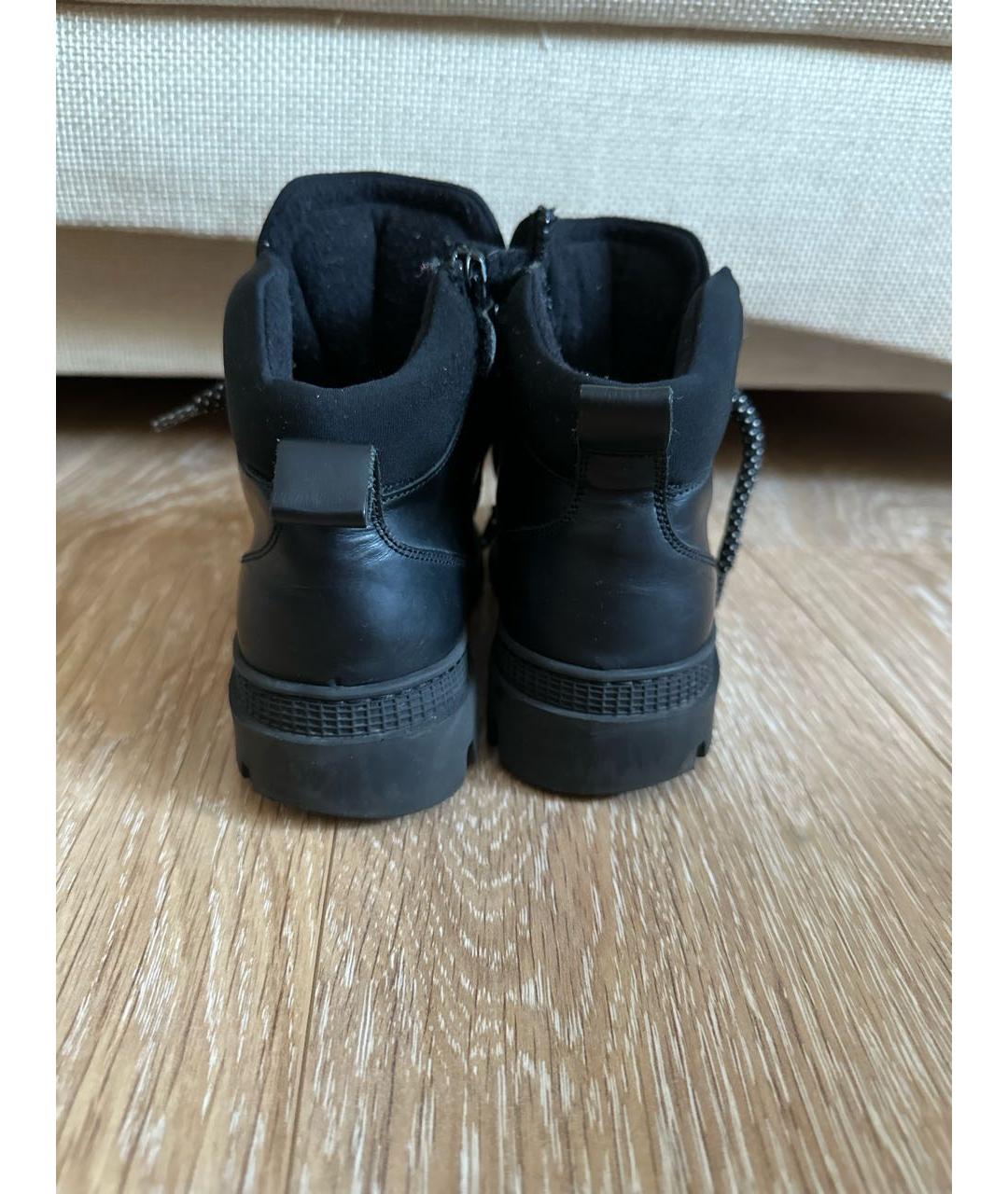 JARRETT KIDS Черные кожаные ботинки, фото 4